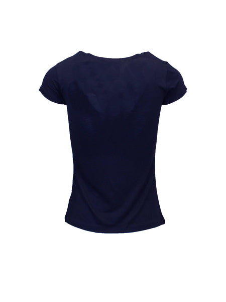 Women's Navy Blue T-Shirt