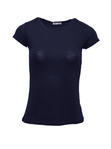 Women's Navy Blue T-Shirt