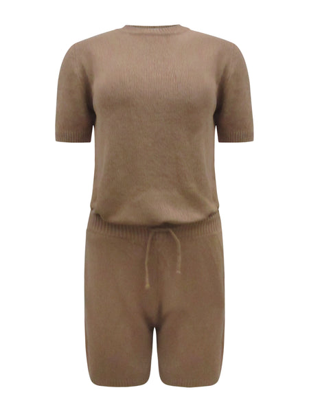 Camel Color Knit  Set